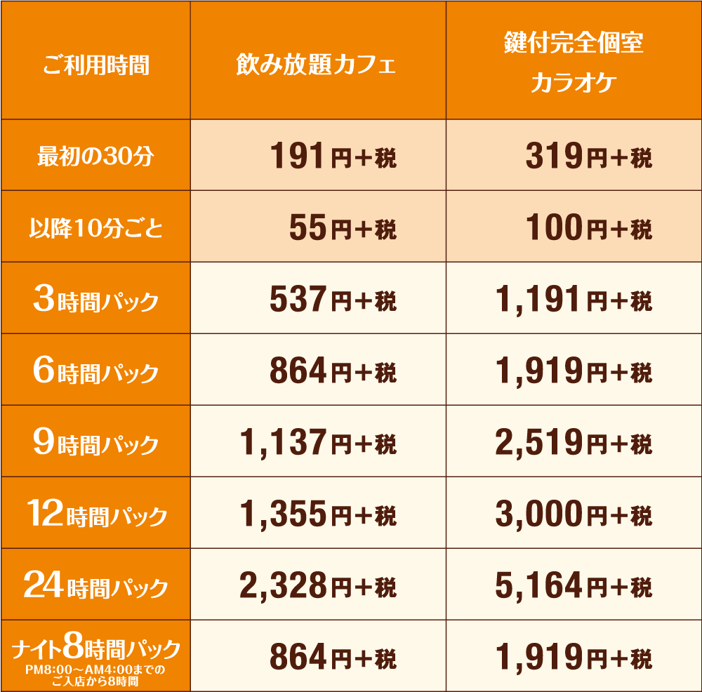 快活club 新座駅前店のご案内 店舗検索 料金