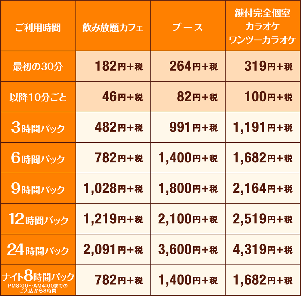 快活club 豊川インター店のご案内 店舗検索 料金