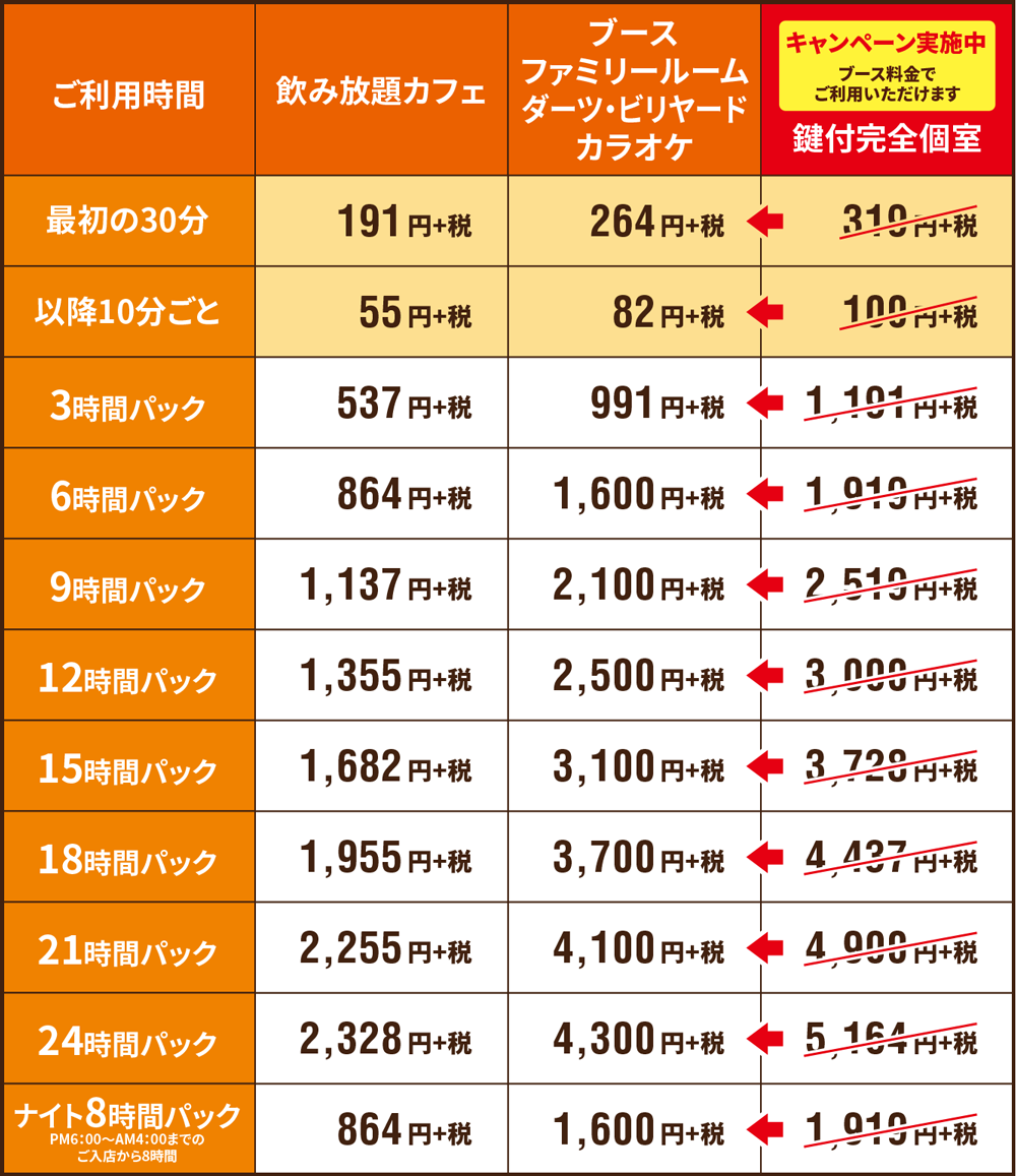 快活club 三原店のご案内 店舗検索 料金