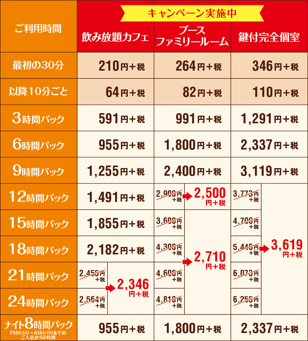 快活club 那覇国際通り店のご案内 店舗検索 料金