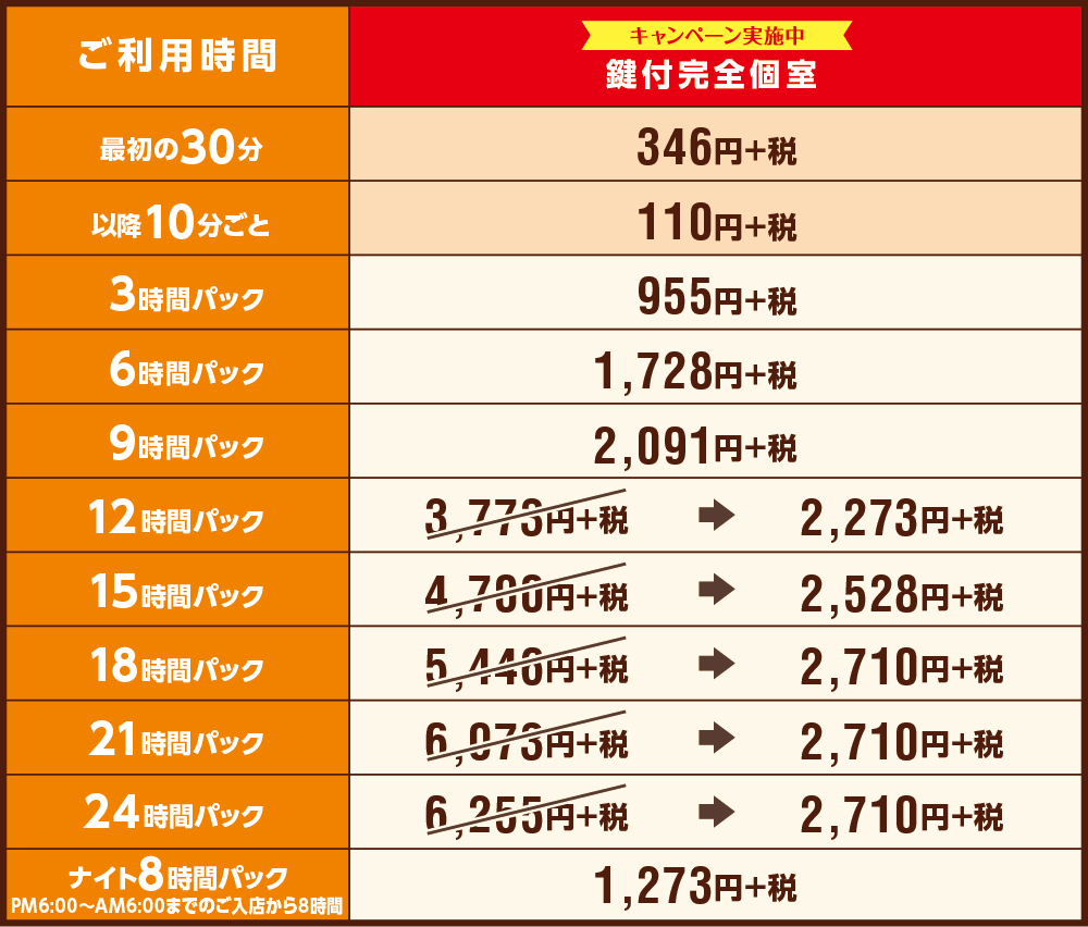 快活club 新宿歌舞伎町店のご案内 店舗検索 料金